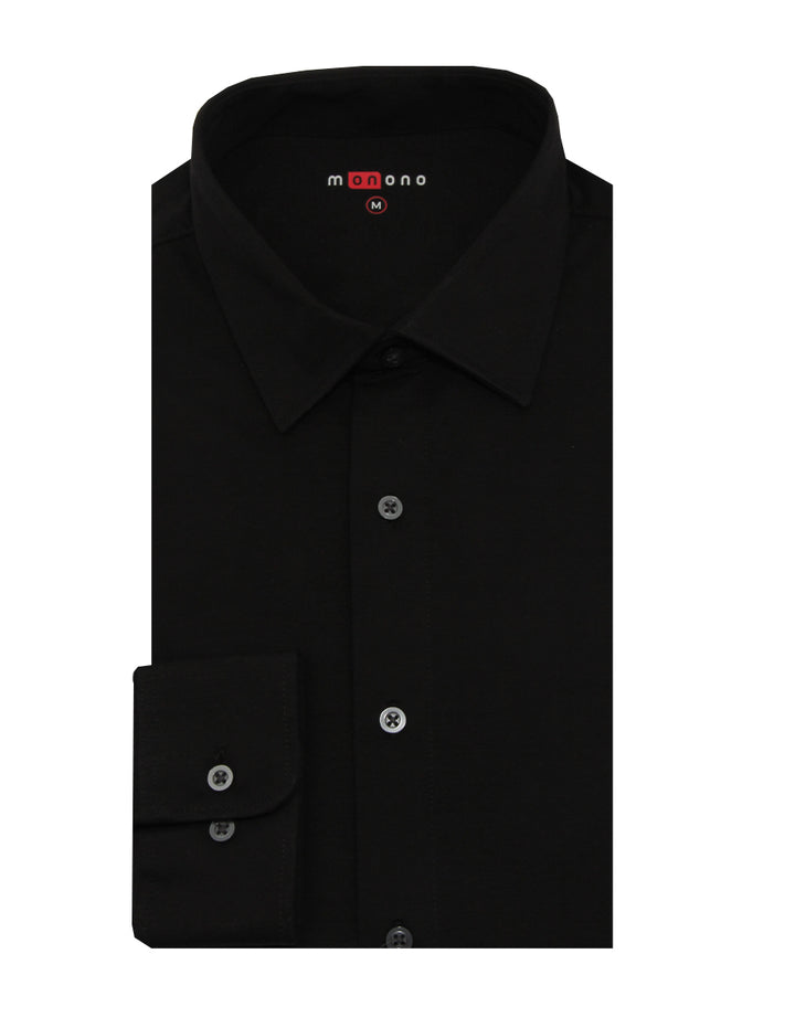 Camisa Icy Mint Monono Slim Fit Negra