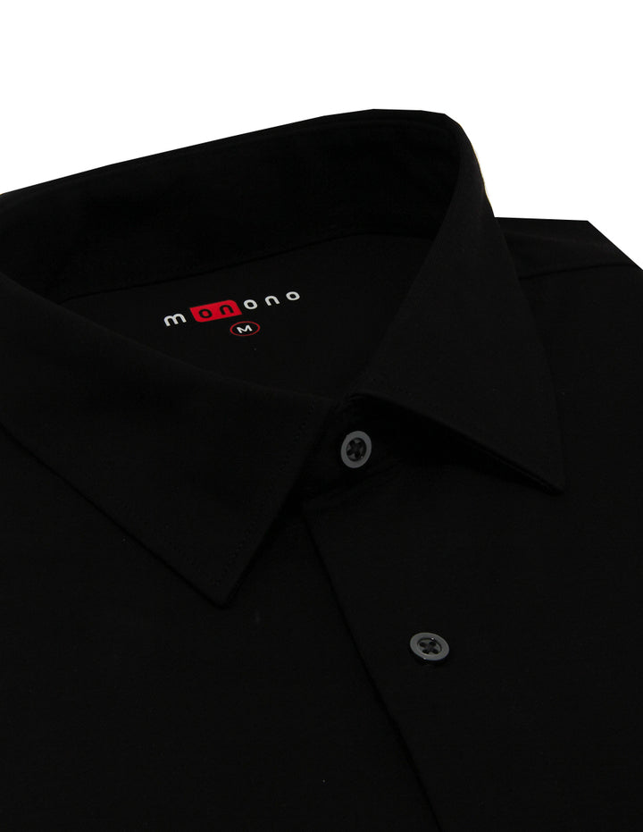 Camisa Icy Mint Monono Slim Fit Negra