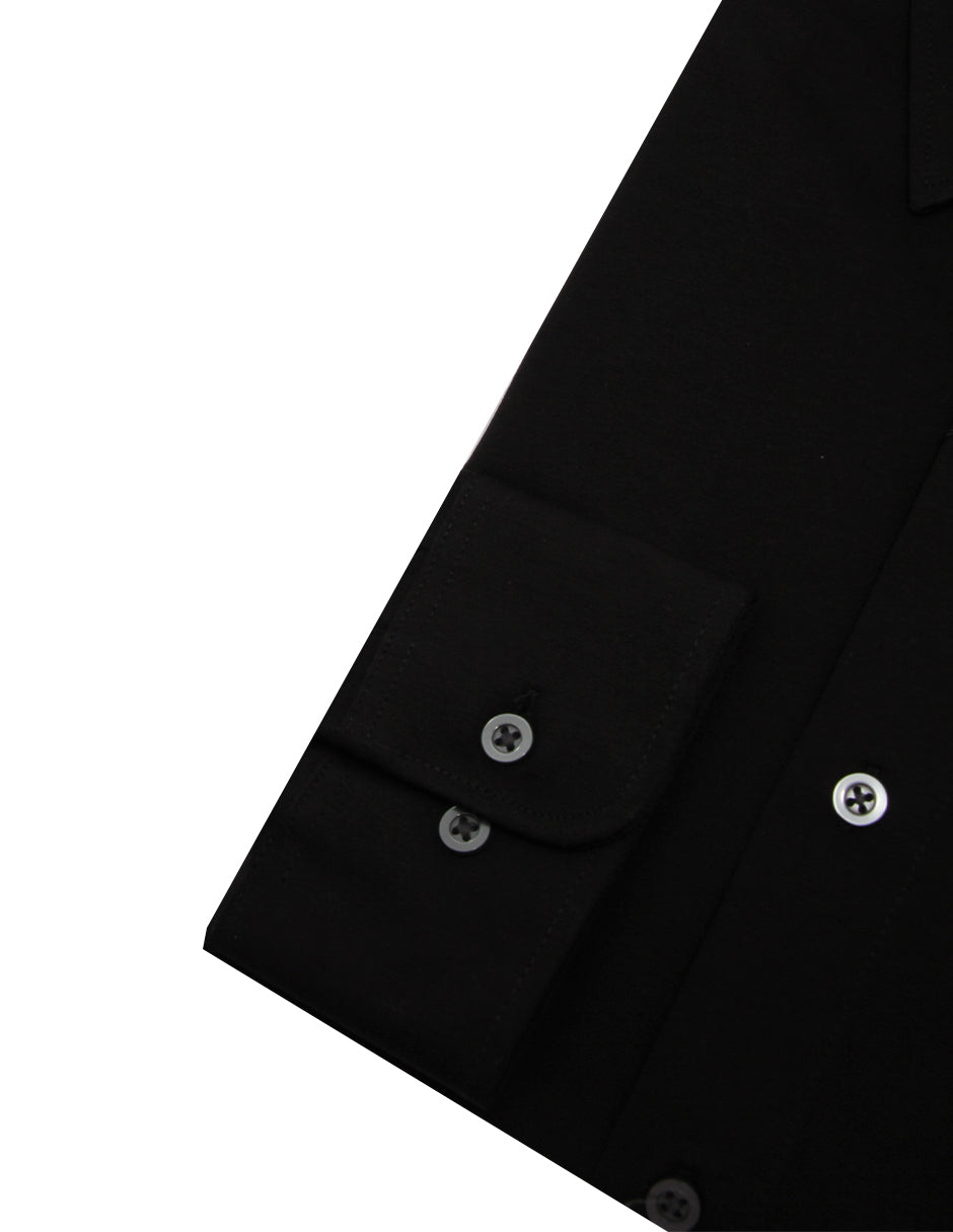 Camisa Icy Mint Monono Slim Fit Negra
