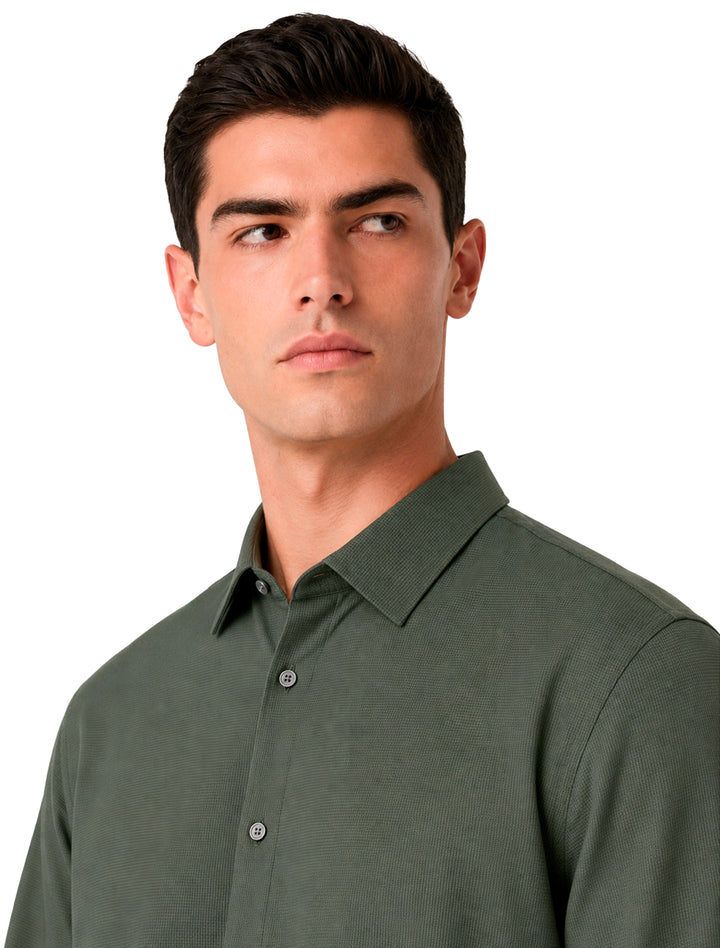 Camisa Waffle Texture
