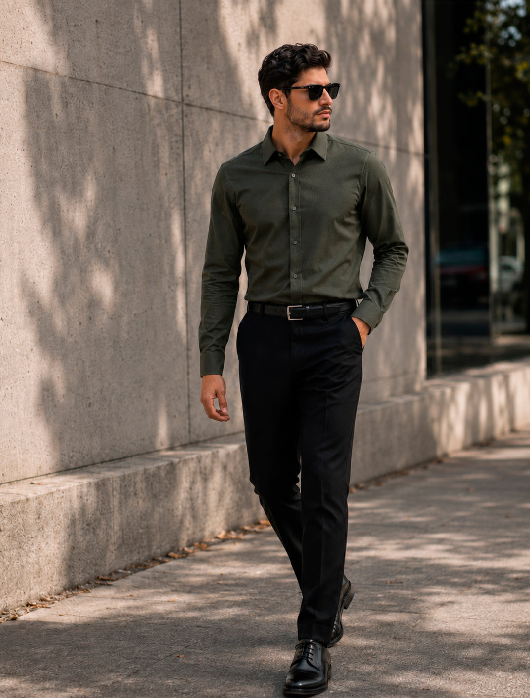 Camisa Waffle Texture