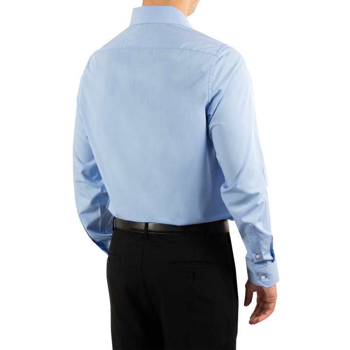 Camisa de Vestir Original Penguin con Fibras de Bambu Celeste